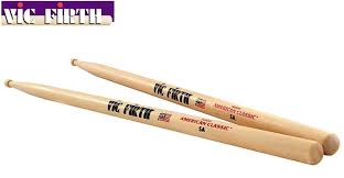 BAQUETAS CAJA - VIC FIRTH 5B HICKORY AMERICAN CLASSIC
